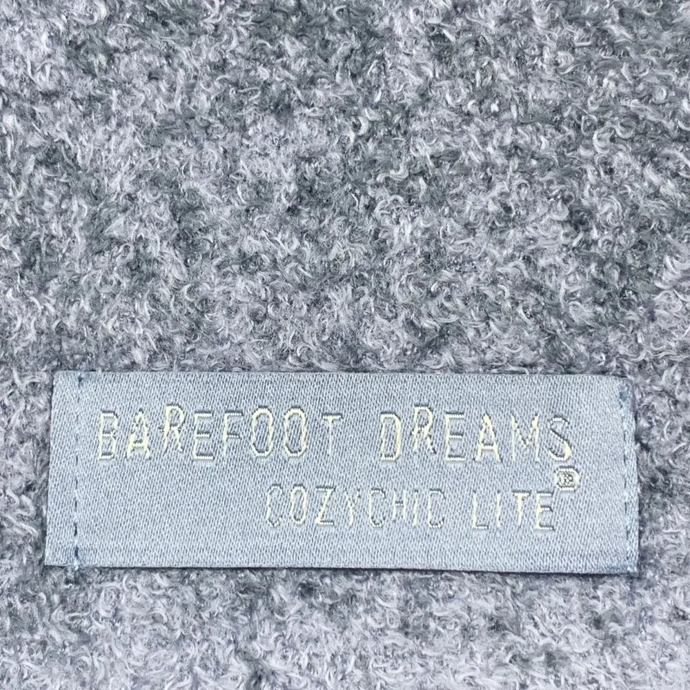 NEW Barefoot Dreams CozyChic Lite Confetti Scarf OS Deep Sea‎ Blue Indigo